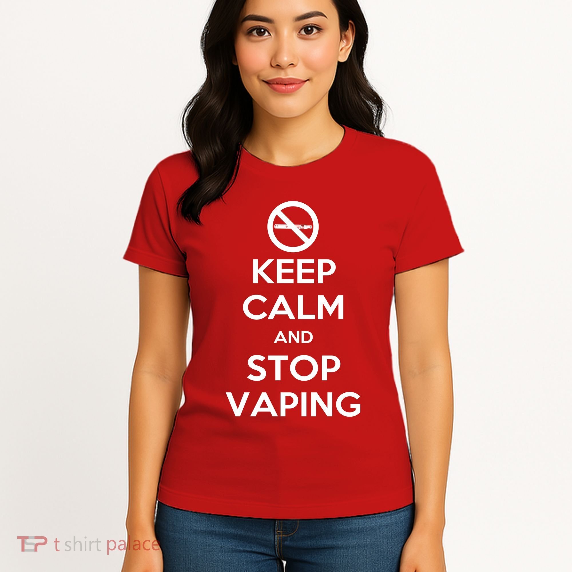 Keep Calm And Stop Vaping Women's T-Shirt
