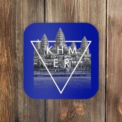 Khmer Cambodian Aesthetic Angkor Wat Gift Coaster