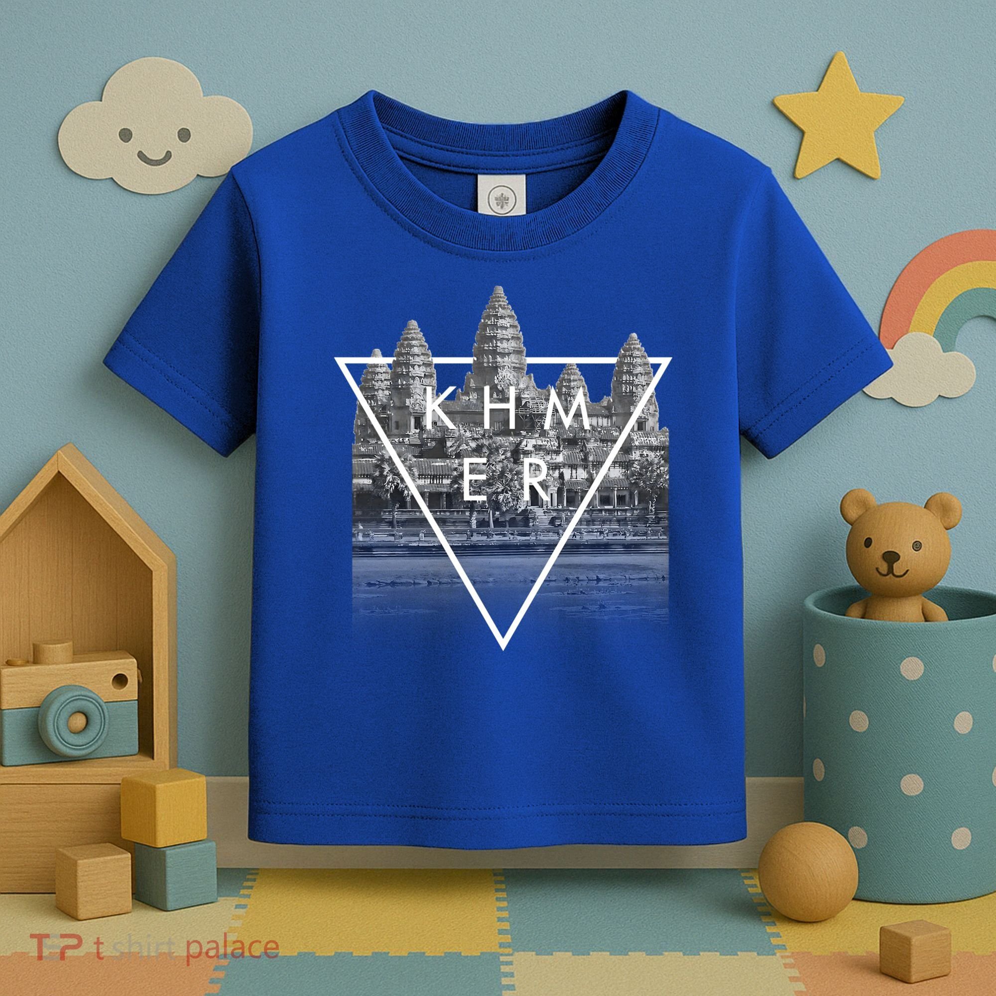 Khmer Cambodian Aesthetic Angkor Wat Gift Toddler T-Shirt