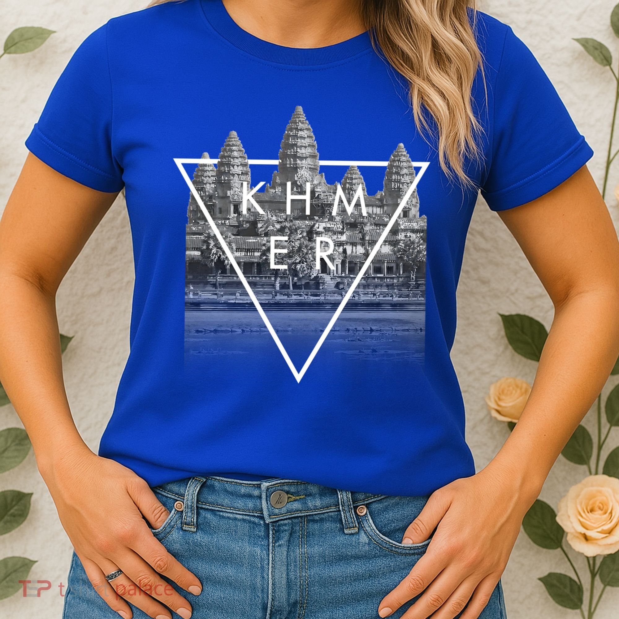 Khmer Cambodian Aesthetic Angkor Wat Gift Women's T-Shirt