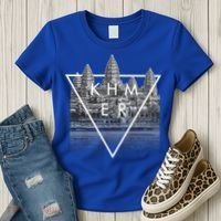 Khmer Cambodian Aesthetic Angkor Wat Gift Women's T-Shirt thumb 3