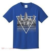 Khmer Cambodian Aesthetic Angkor Wat Gift Kids T-Shirt thumb 0