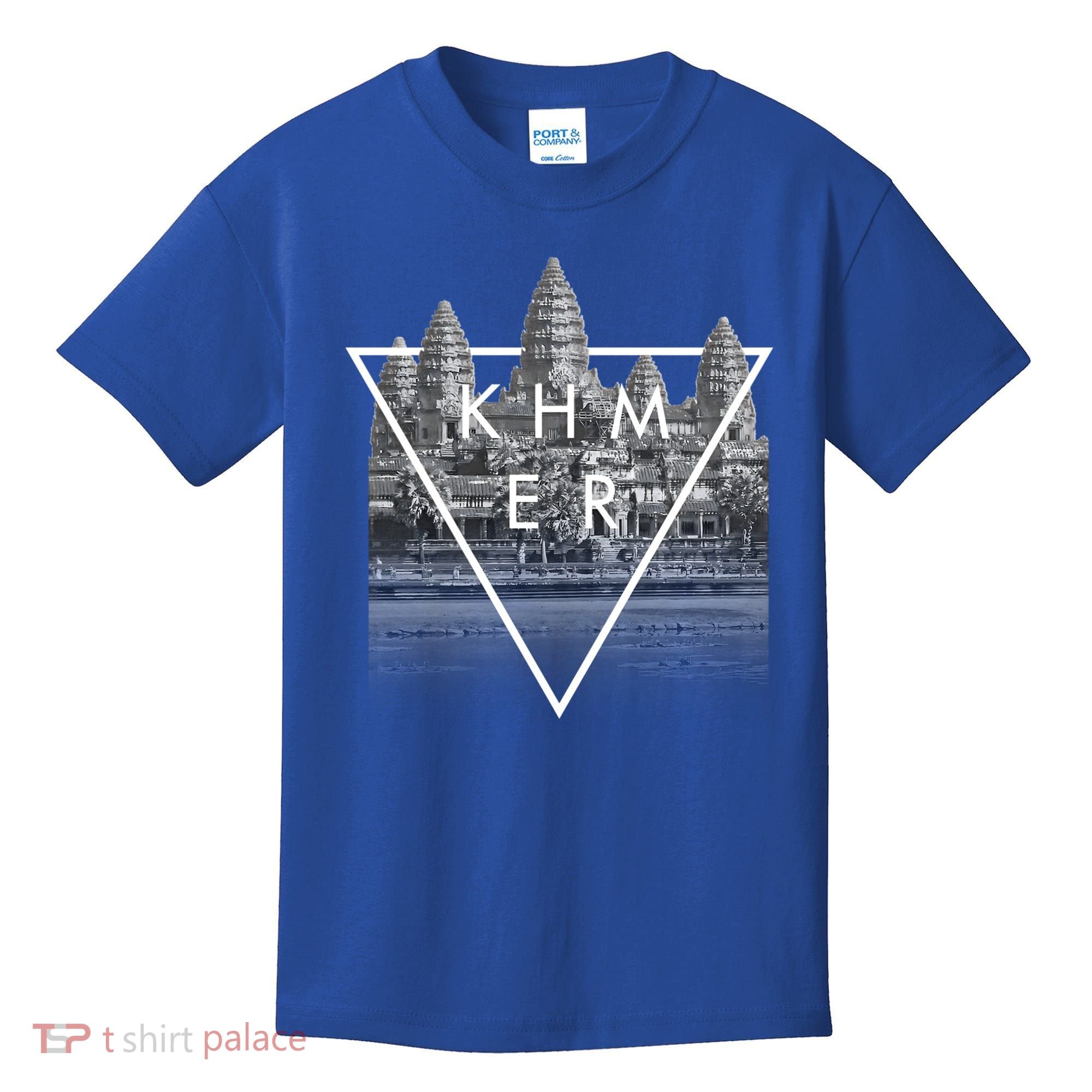 Khmer Cambodian Aesthetic Angkor Wat Gift Kids T-Shirt