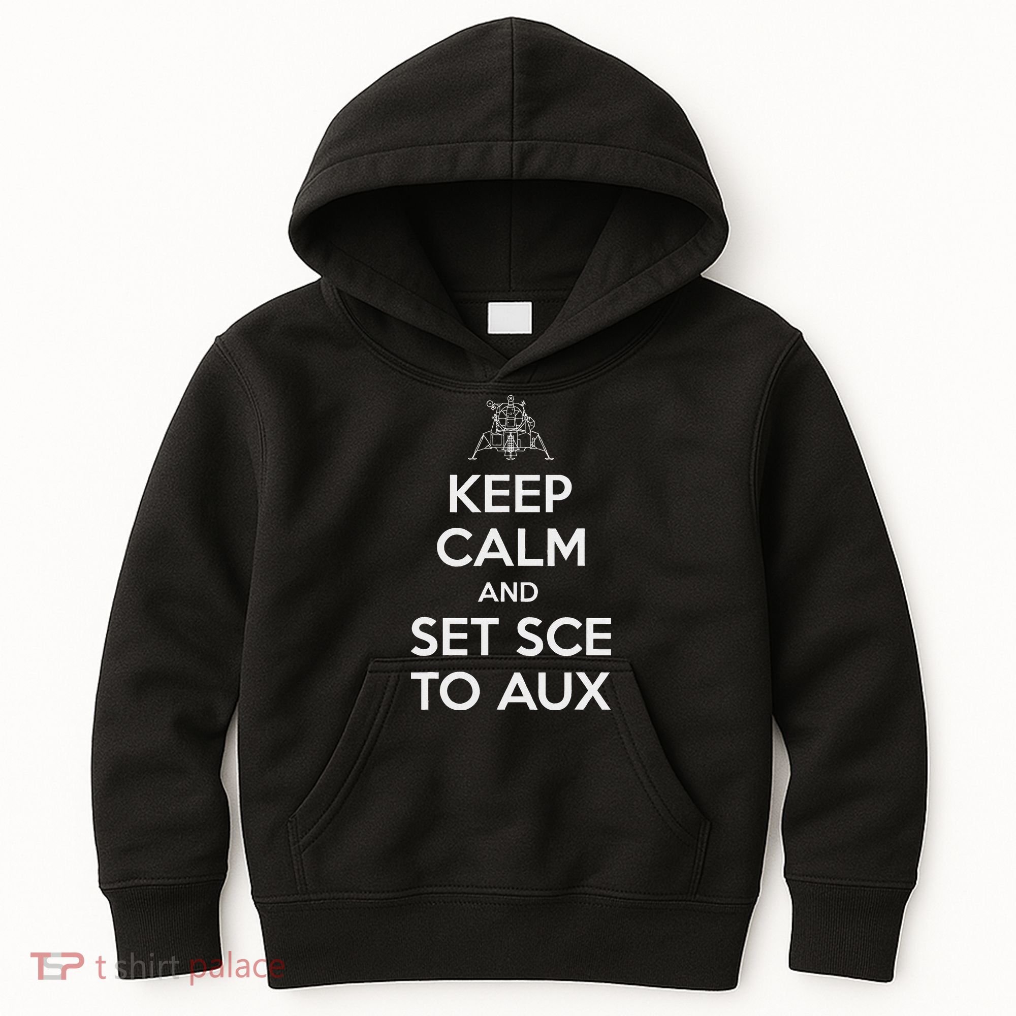 Keep Calm And Set Sce To Aux Kids Hoodie