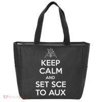 Keep Calm And Set Sce To Aux Tote Bag thumb 0