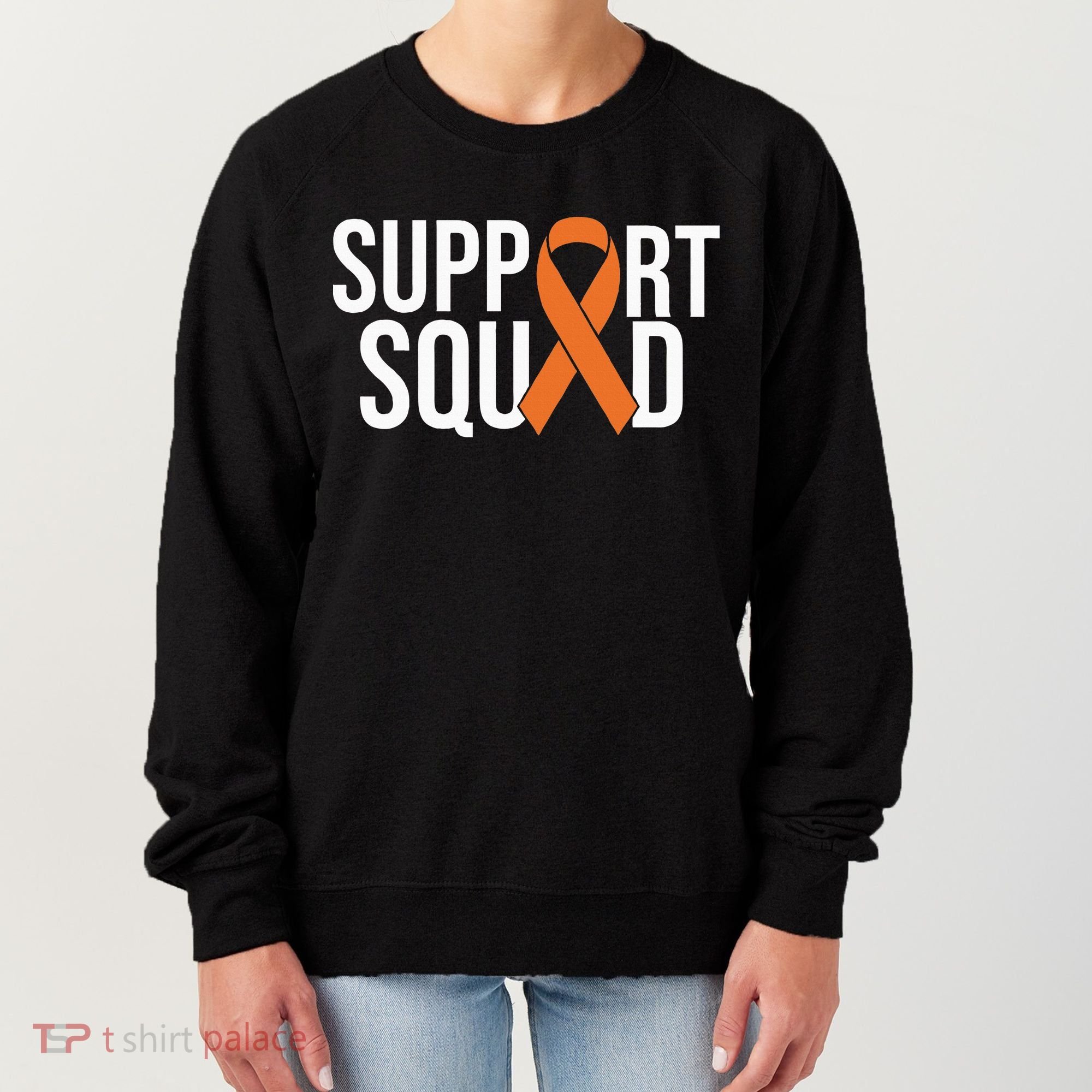 Kidney Cancer Awareness Orange Ribbon Women's Sweatshirt