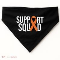 Kidney Cancer Awareness Orange Ribbon USA-Made Doggie Bandana thumb 0