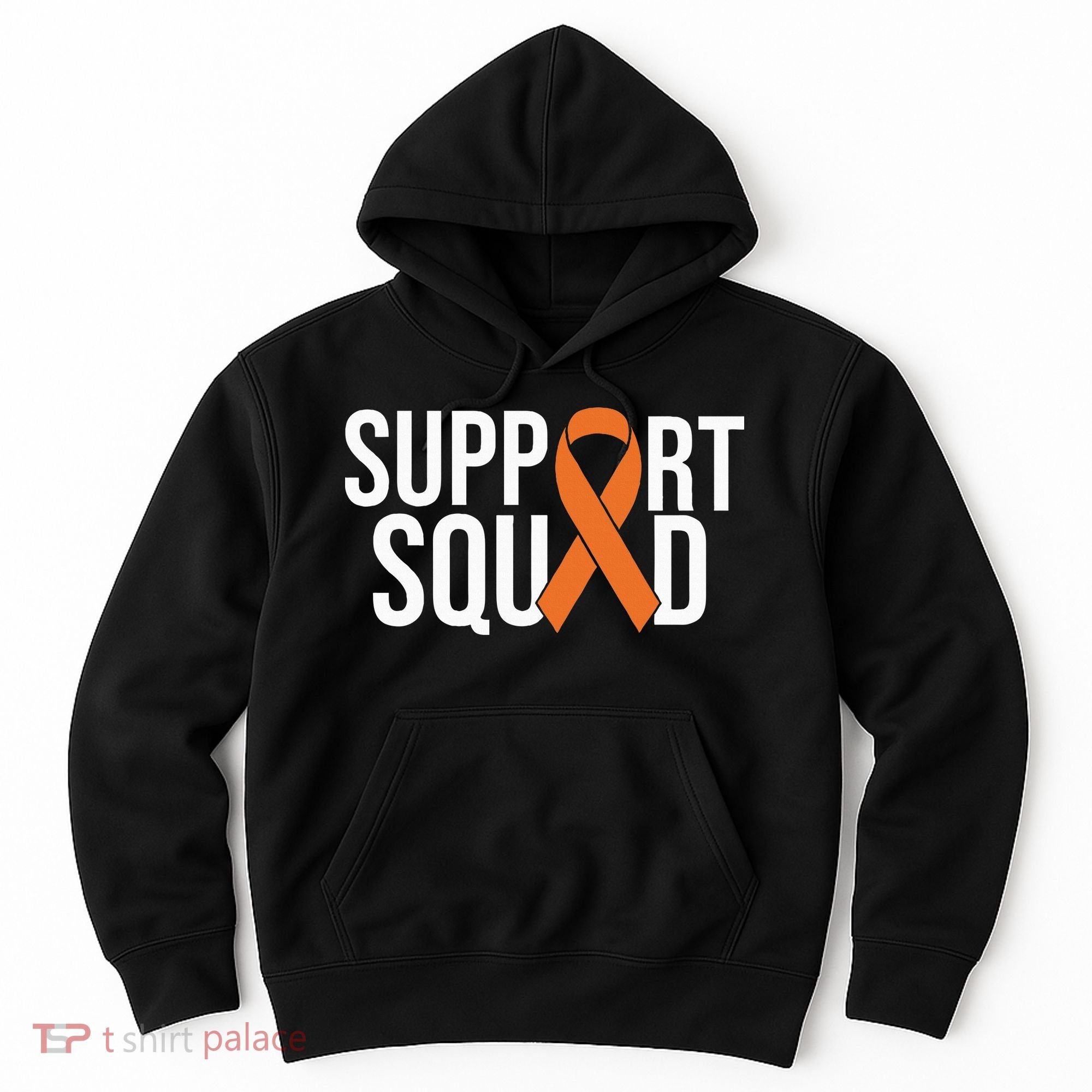 Kidney Cancer Awareness Orange Ribbon Hoodie