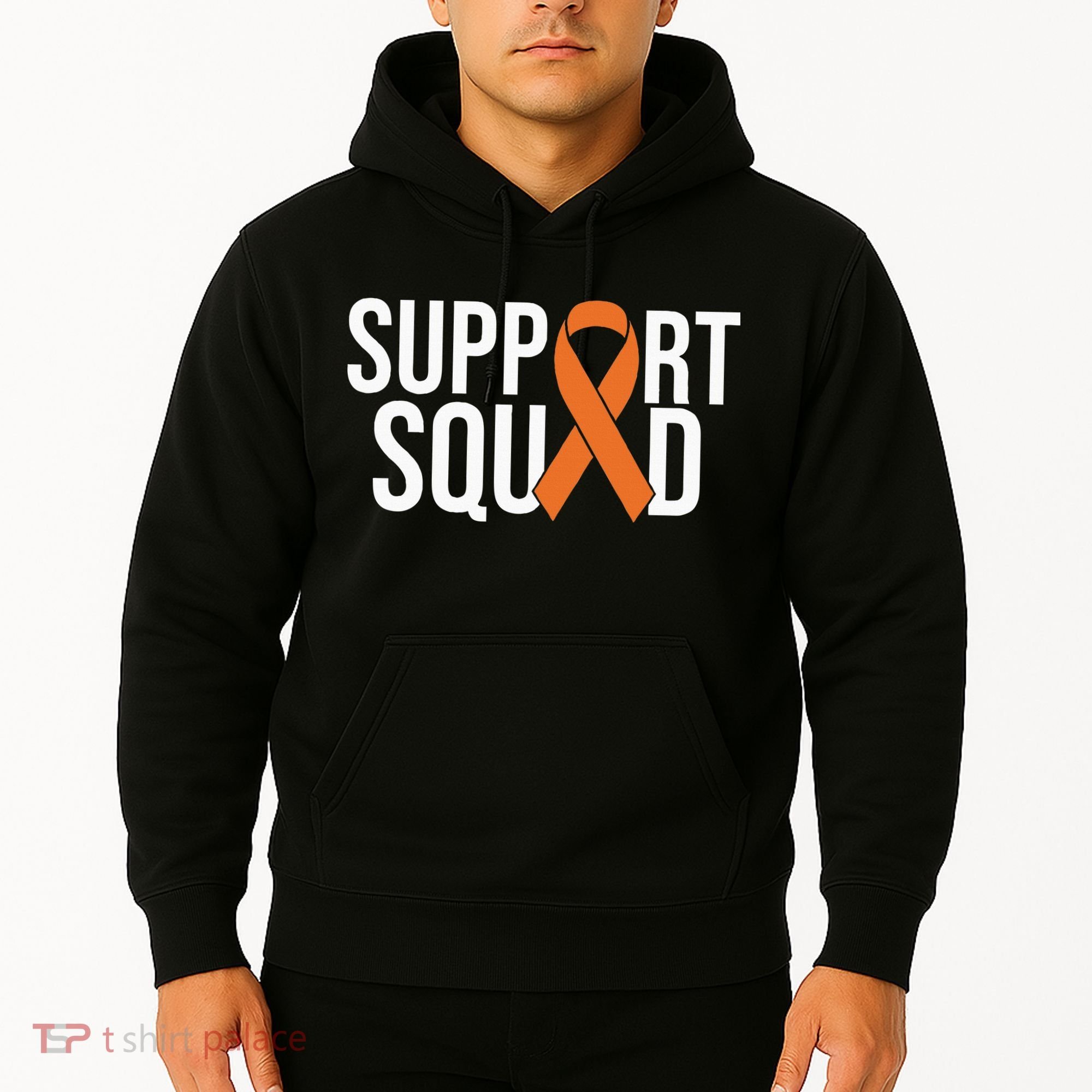 Kidney Cancer Awareness Orange Ribbon Hoodie