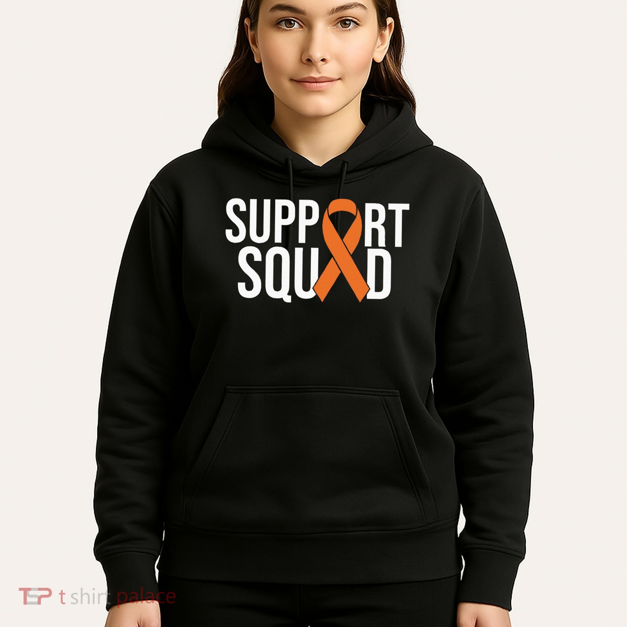 Kidney Cancer Awareness Orange Ribbon Hoodie