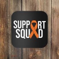 Kidney Cancer Awareness Orange Ribbon Coaster thumb 0
