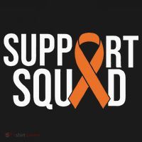 Kidney Cancer Awareness Orange Ribbon Women's Hoodie thumb 2