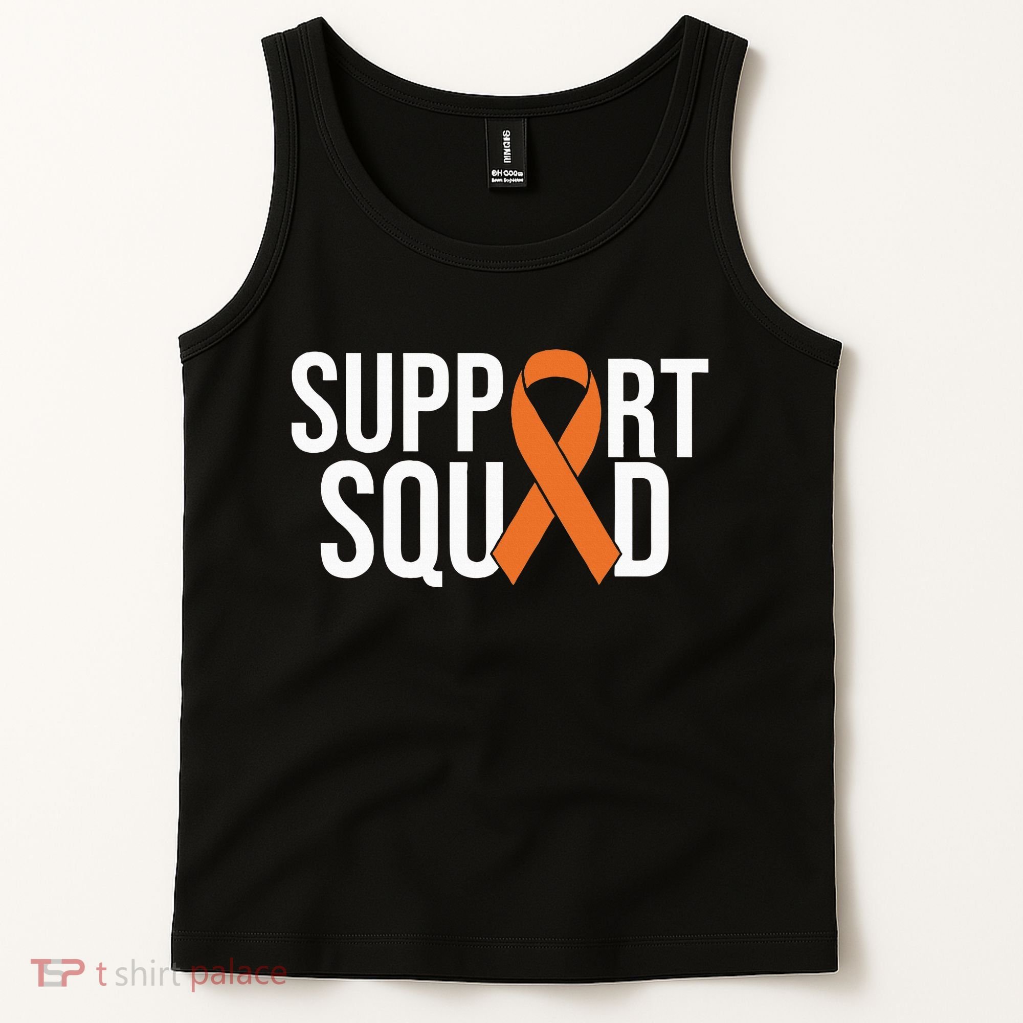 Kidney Cancer Awareness Orange Ribbon Tank Top