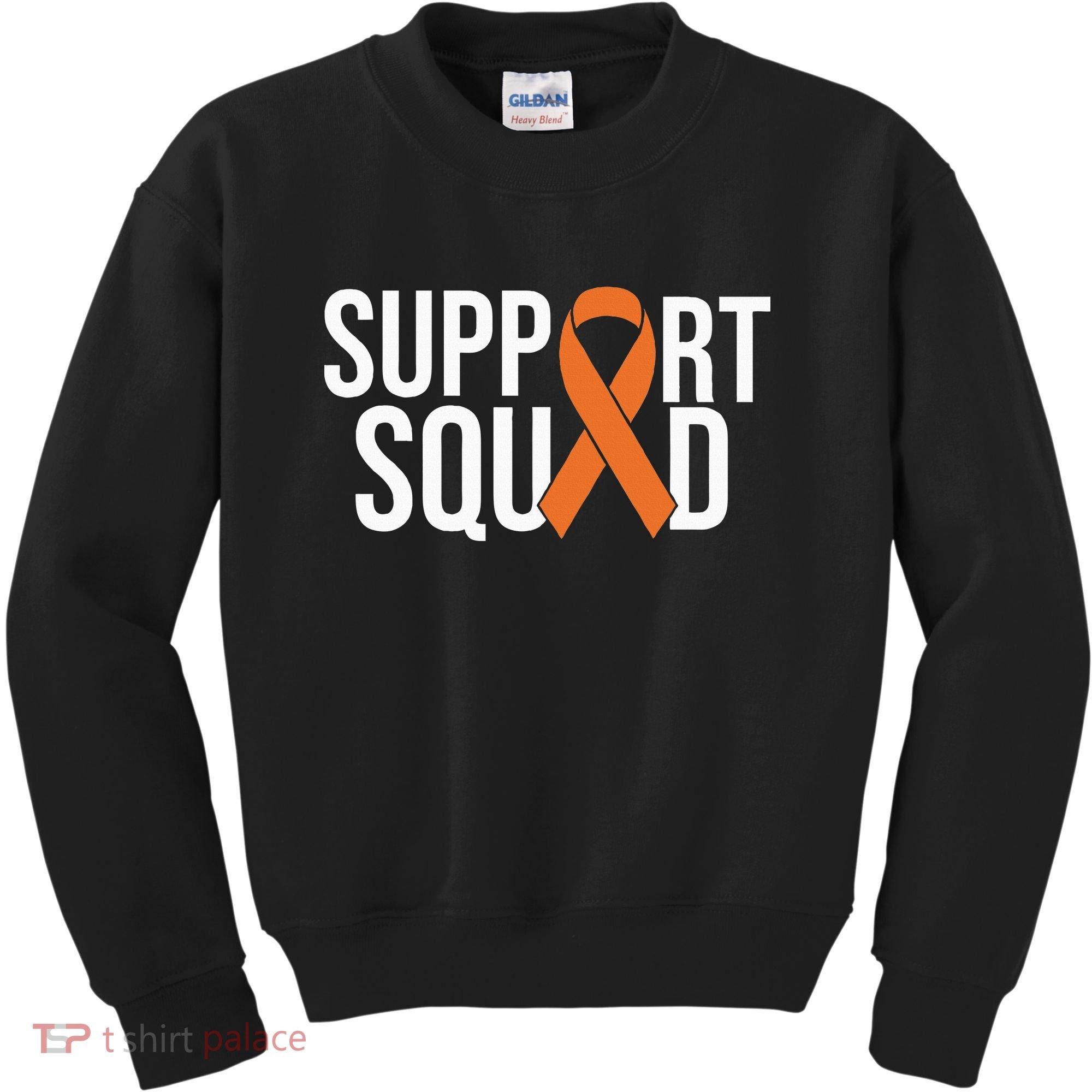 Kidney Cancer Awareness Orange Ribbon Kids Sweatshirt
