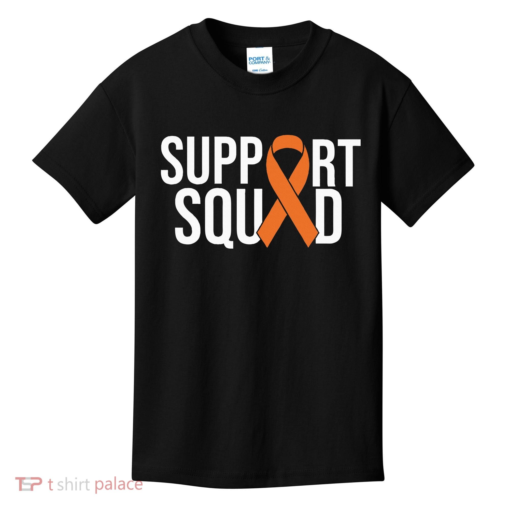 Kidney Cancer Awareness Orange Ribbon Kids T-Shirt