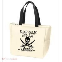 Keep Calm And Say Arrrr Talk Like A Pirate Day Tote Bag thumb 3