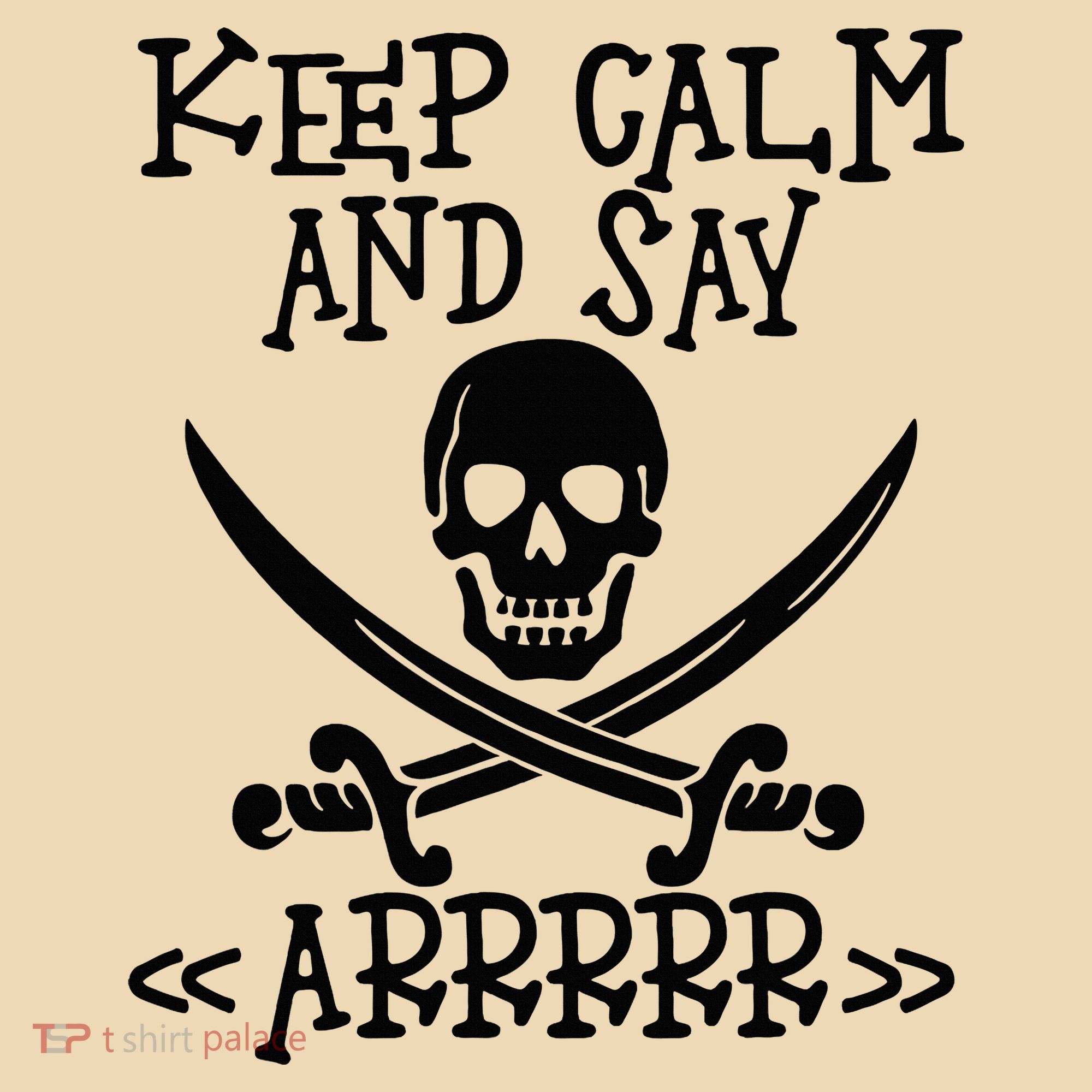 Keep Calm And Say Arrrr Talk Like A Pirate Day Tote Bag