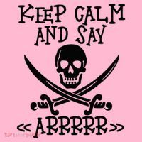 Keep Calm And Say Arrrr Talk Like A Pirate Day Coaster thumb 2