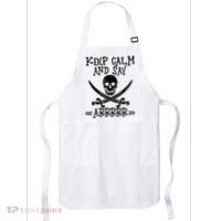 Keep Calm And Say Arrrr Talk Like A Pirate Day Apron thumb 0