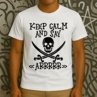 Keep Calm And Say Arrrr Talk Like A Pirate Day T-Shirt thumb 3