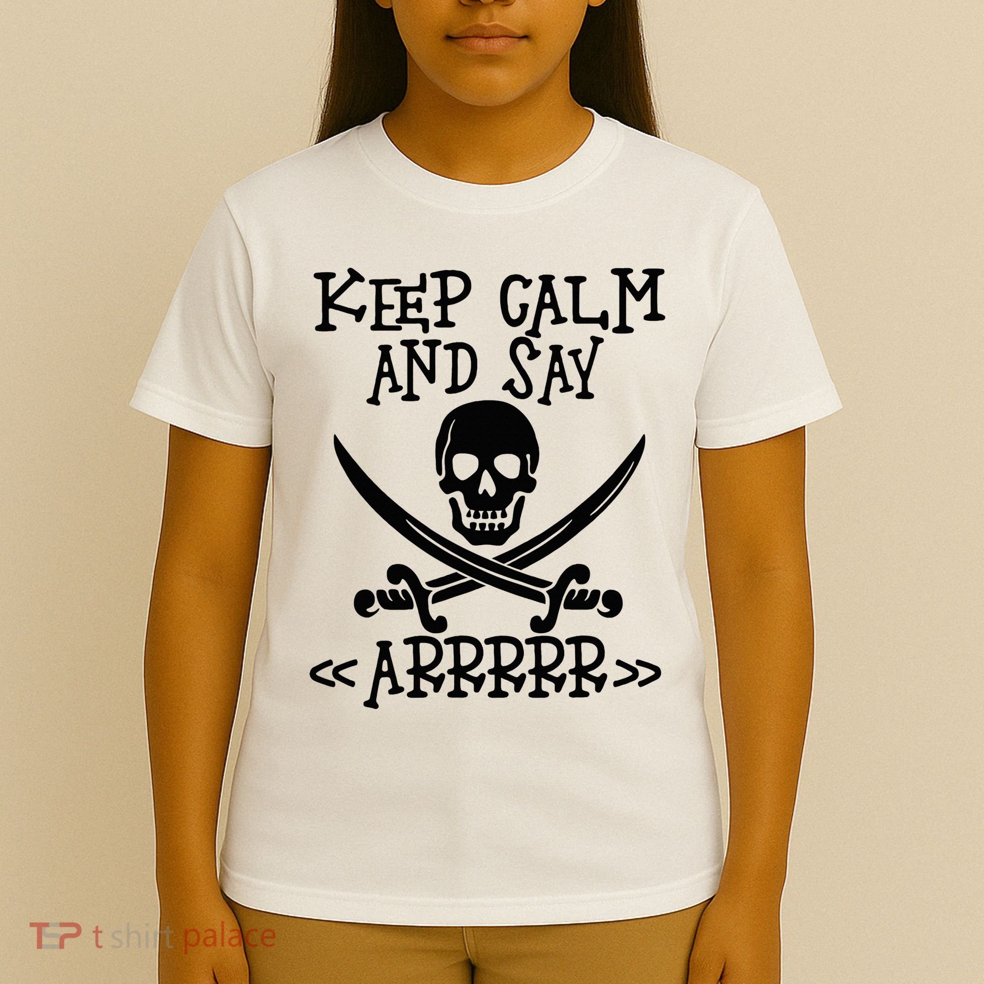 Keep Calm And Say Arrrr Talk Like A Pirate Day T-Shirt