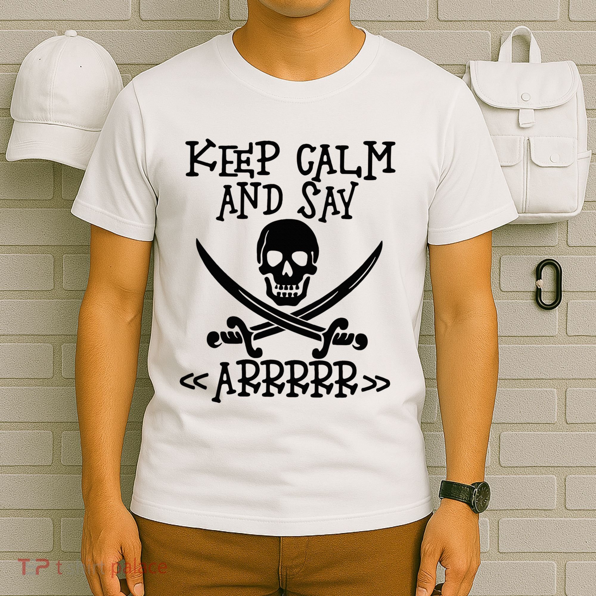 Keep Calm And Say Arrrr Talk Like A Pirate Day T-Shirt