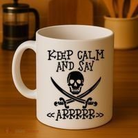 Keep Calm And Say Arrrr Talk Like A Pirate Day Coffee Mug thumb 4