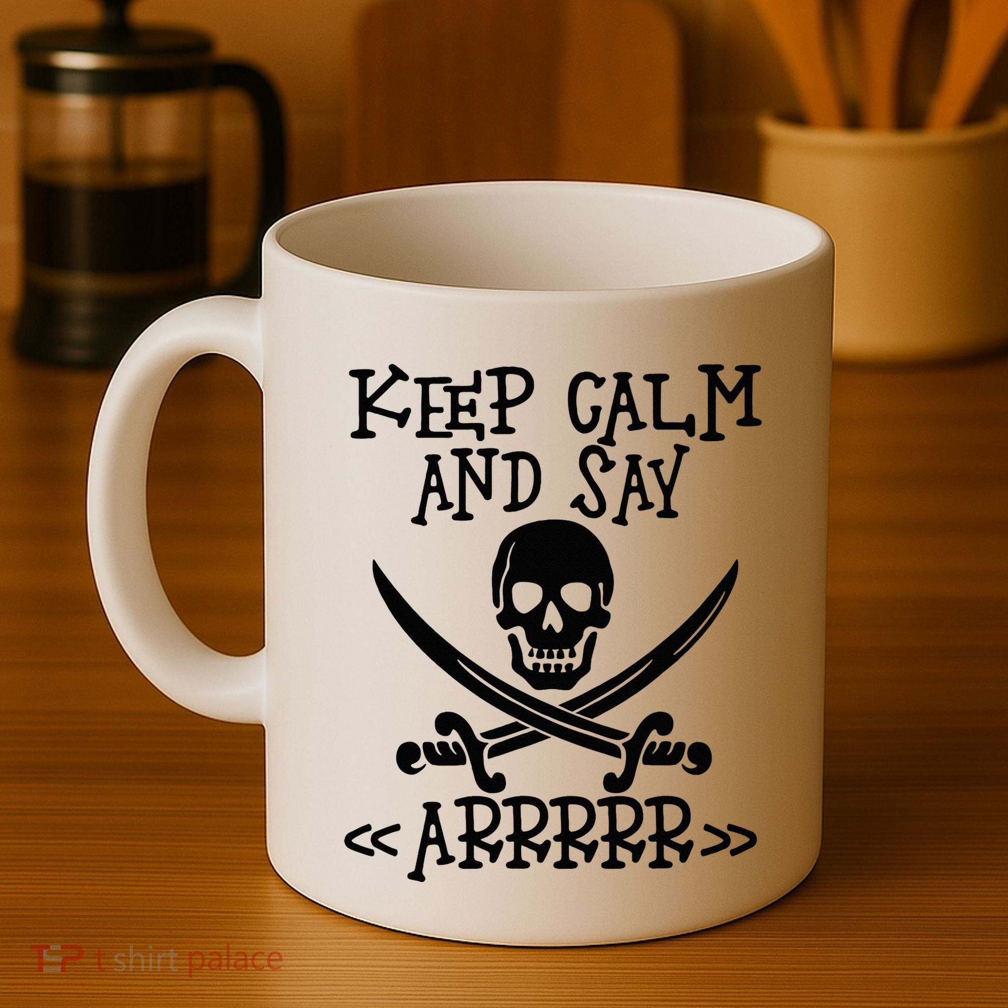 Keep Calm And Say Arrrr Talk Like A Pirate Day Coffee Mug