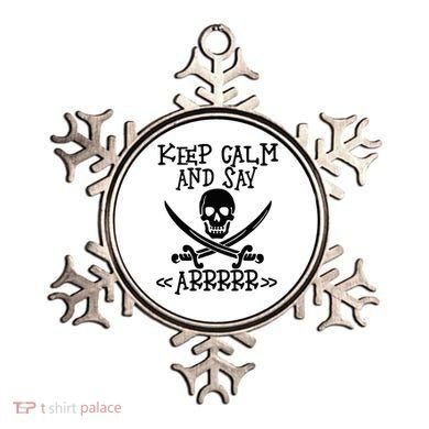Keep Calm And Say Arrrr Talk Like A Pirate Day Ornament