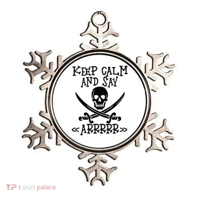Keep Calm And Say Arrrr Talk Like A Pirate Day Ornament