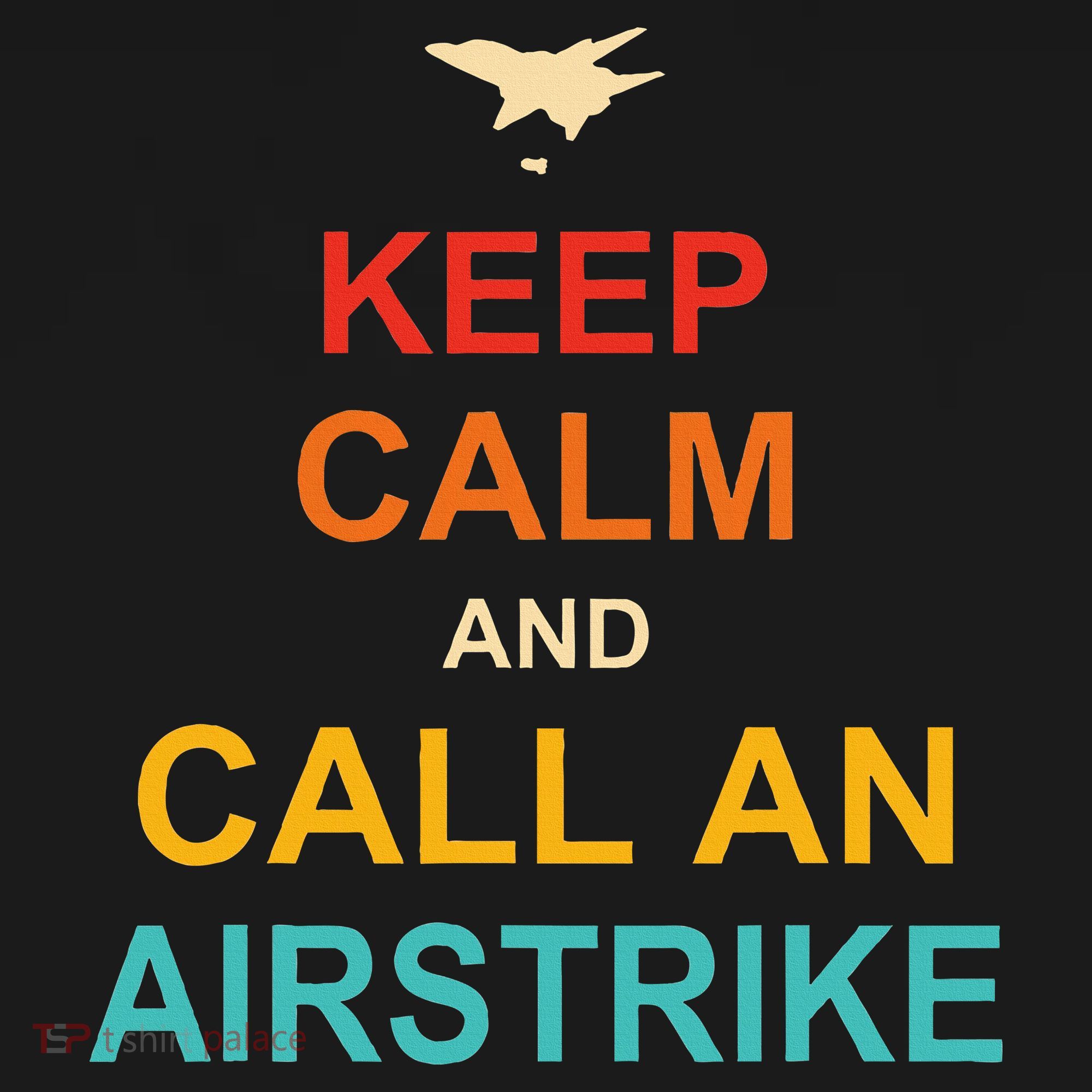 Keep Calm And Call An Airstrike Ladies Essential Flowy Tank