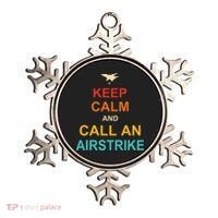 Keep Calm And Call An Airstrike Ornament thumb 0