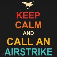 Keep Calm And Call An Airstrike Tall Hoodie thumb 2
