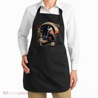 Kawaii Cat Anime Japanese Retro Funny Cat Apron thumb 2