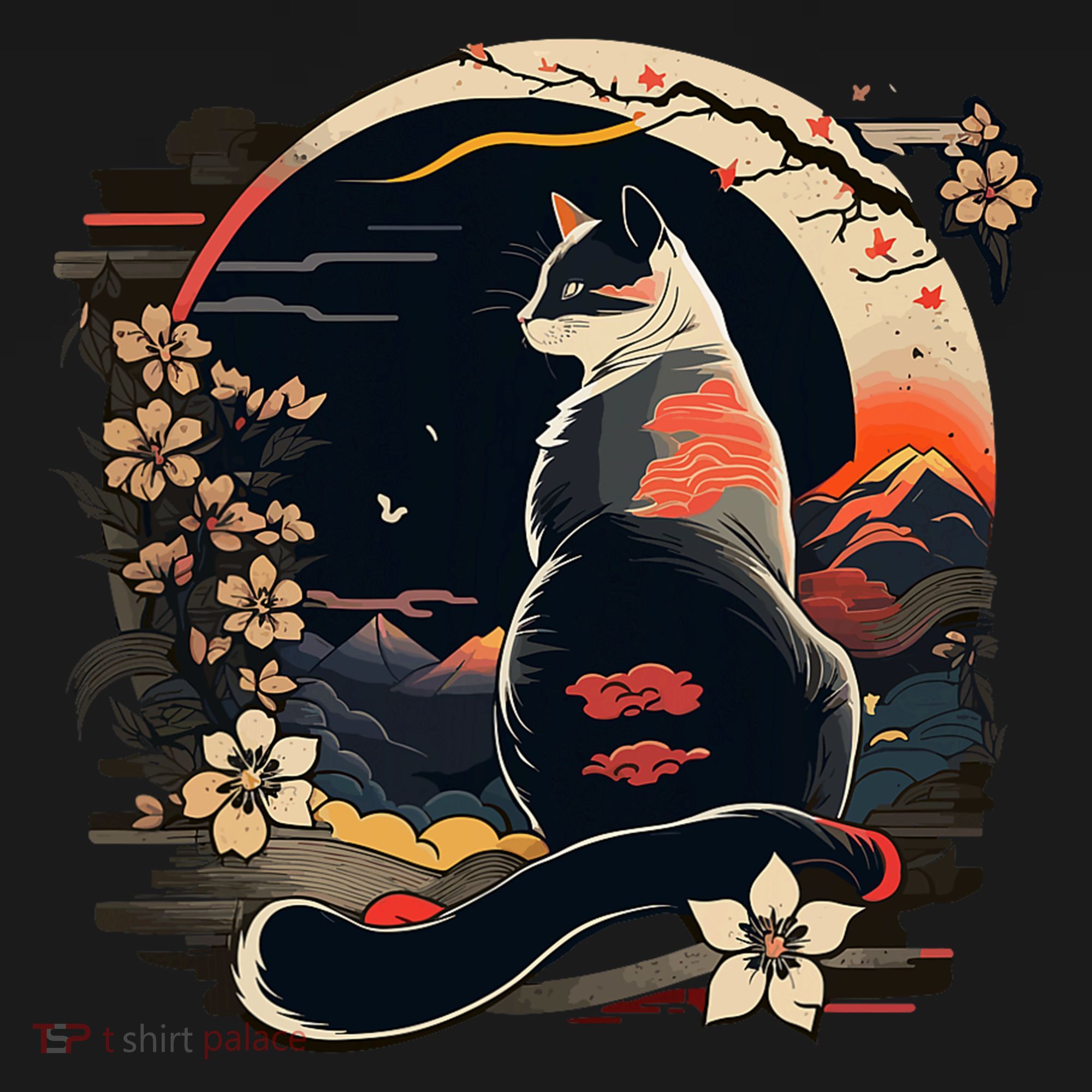 Kawaii Cat Anime Japanese Retro Funny Cat Women's Hoodie