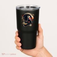 Kawaii Cat Anime Japanese Retro Funny Cat Tumbler thumb 2