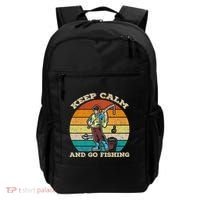 Keep Calm And Go Fishing Backpack thumb 0
