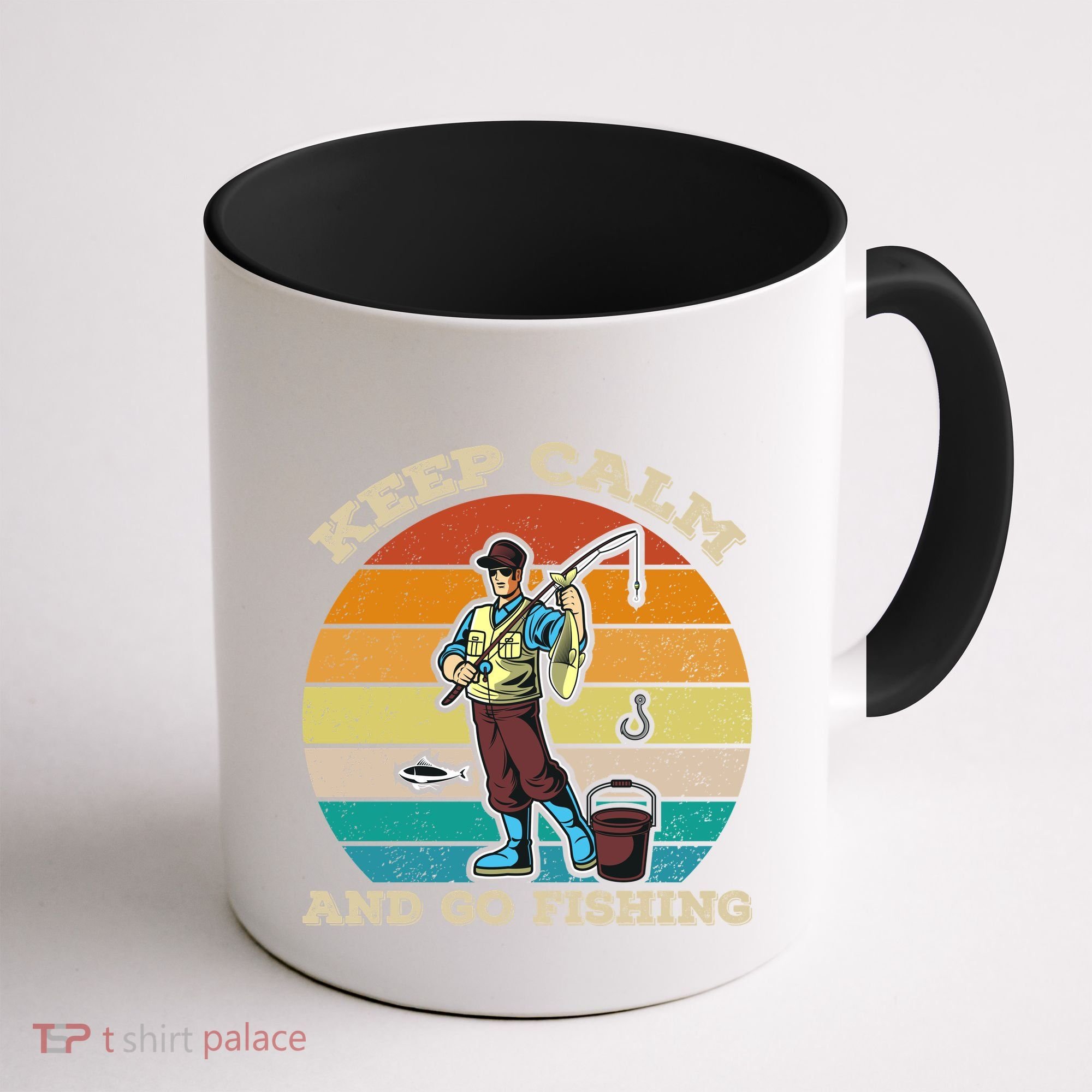 Keep Calm And Go Fishing Coffee Mug