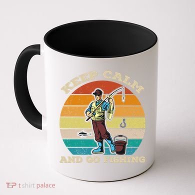 Keep Calm And Go Fishing Coffee Mug