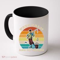 Keep Calm And Go Fishing Coffee Mug thumb 0