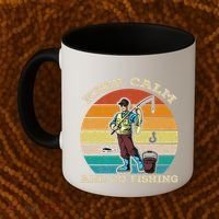 Keep Calm And Go Fishing Coffee Mug thumb 2