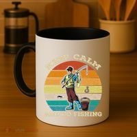 Keep Calm And Go Fishing Coffee Mug thumb 4