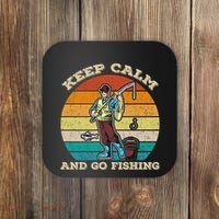 Keep Calm And Go Fishing Coaster thumb 0