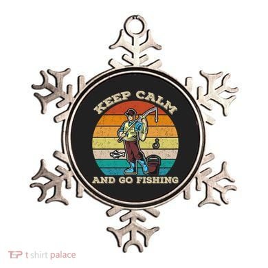 Keep Calm And Go Fishing Ornament