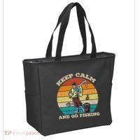 Keep Calm And Go Fishing Tote Bag thumb 2