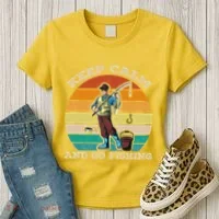 Keep Calm And Go Fishing Women's T-Shirt thumb 3