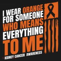 Kidney Cancer Awareness Month Messy Bun Mother Orange Ribbon Gift Women's Hoodie thumb 2