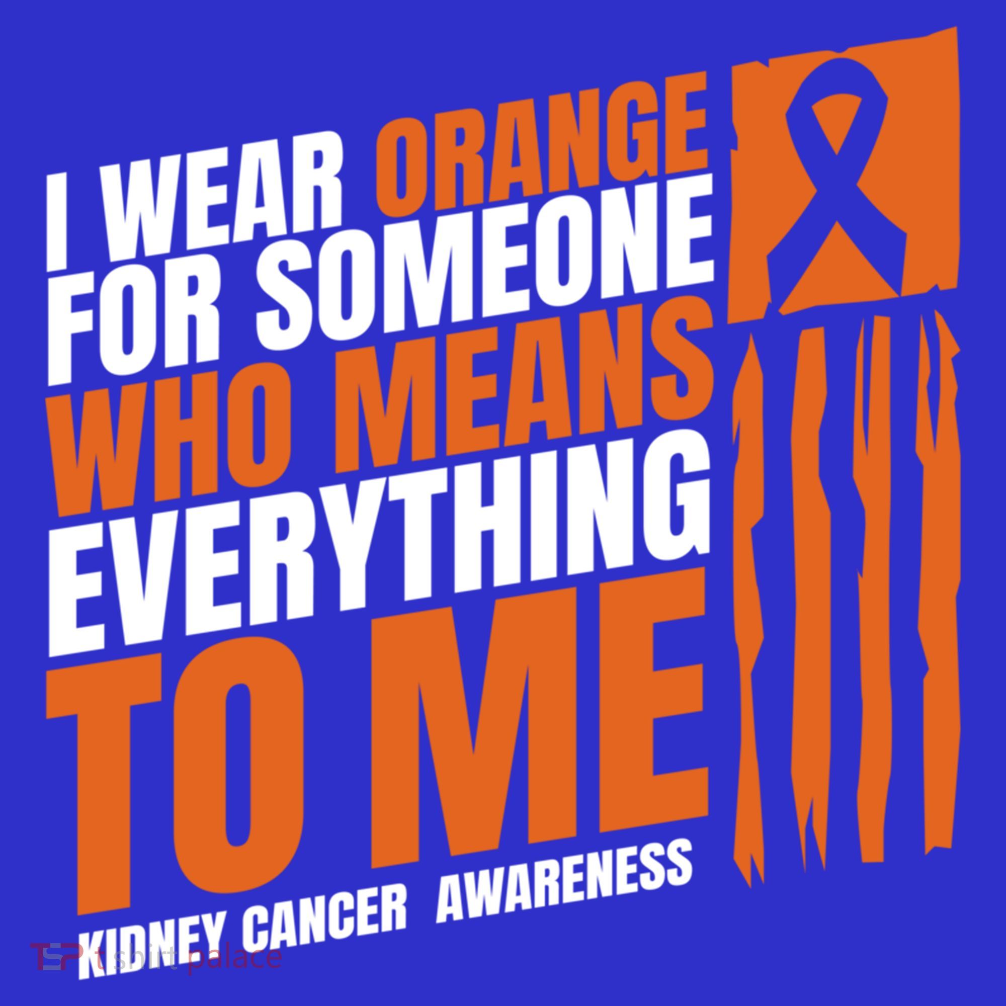 Kidney Cancer Awareness Month Messy Bun Mother Orange Ribbon Gift Sweatshirt