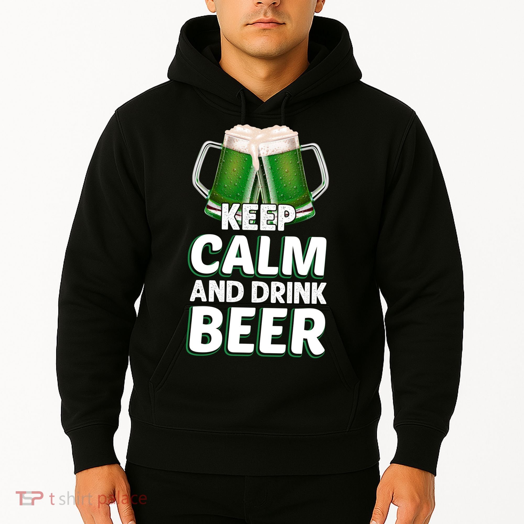 Keep Calm And Drink Beer Sat Patricks Day Hoodie