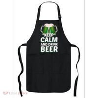 Keep Calm And Drink Beer Sat Patricks Day Apron thumb 0